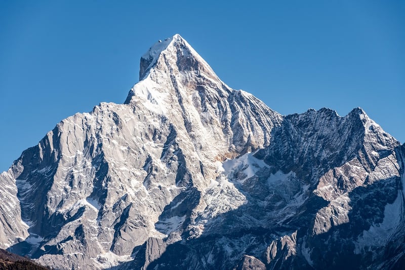 Snowy Mountain Peak